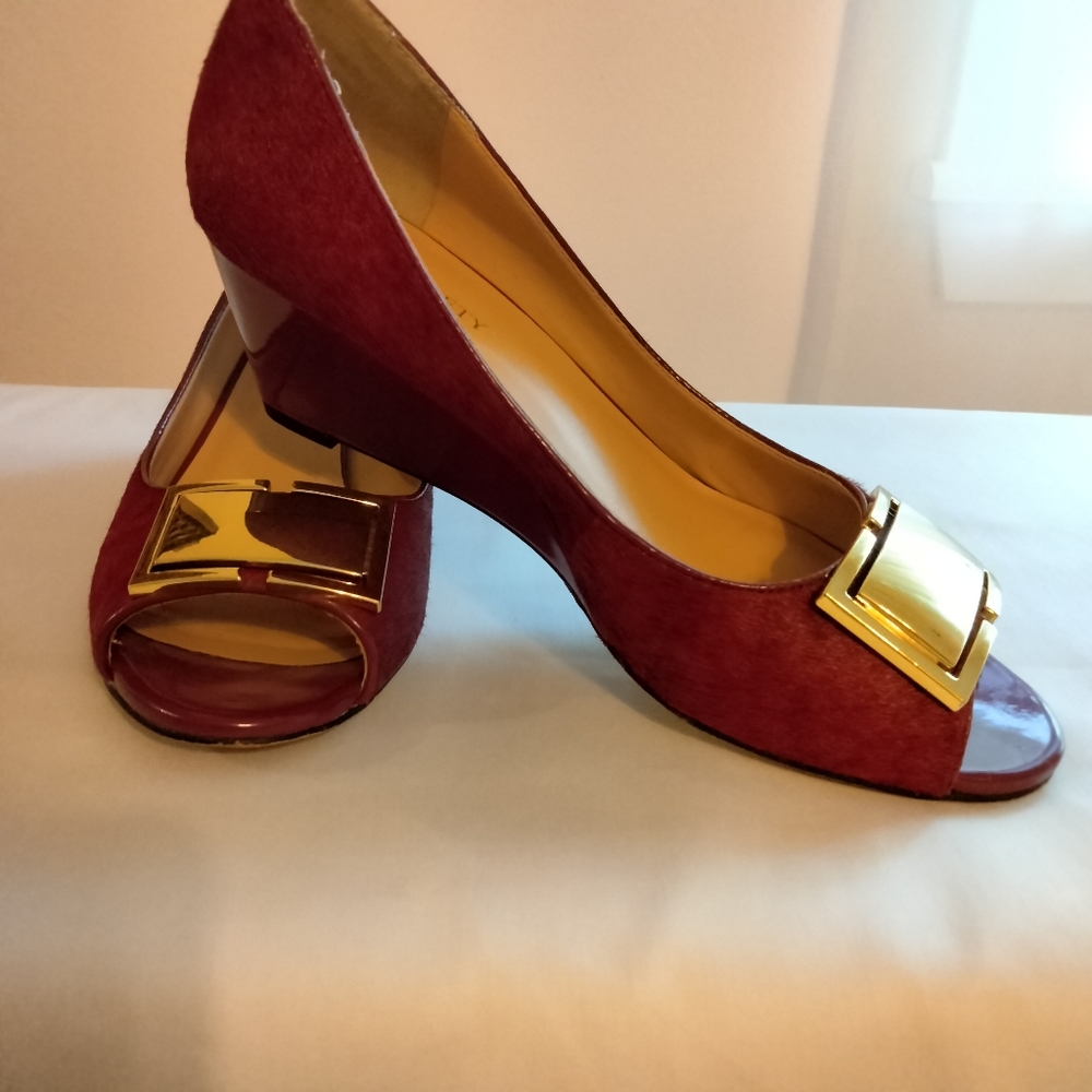 Ladies open toe wedges